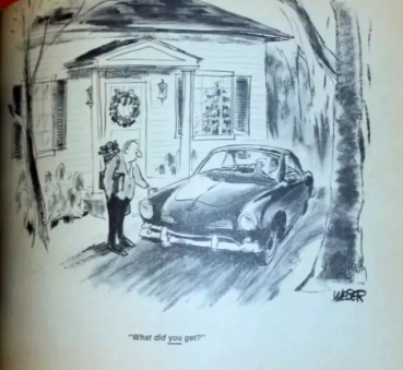 Volkswagen "Think small" VW Beetle Cartoon-Book 1967 (4886)